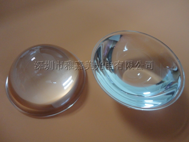 Diameter 52mm Focal Length 26mm Plano convex Glass Lens for Zoom LED Flashlight Torch Bike head lamp spotlight projector