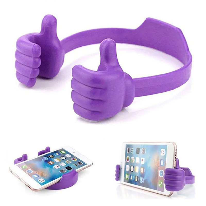 Duimen omhoog Telefoonhouder Luie mobiele telefoon Duimstandaard Draagbare elastische creatieve universele mobiele telefoon iPad-standaard Telefoonsbeugel