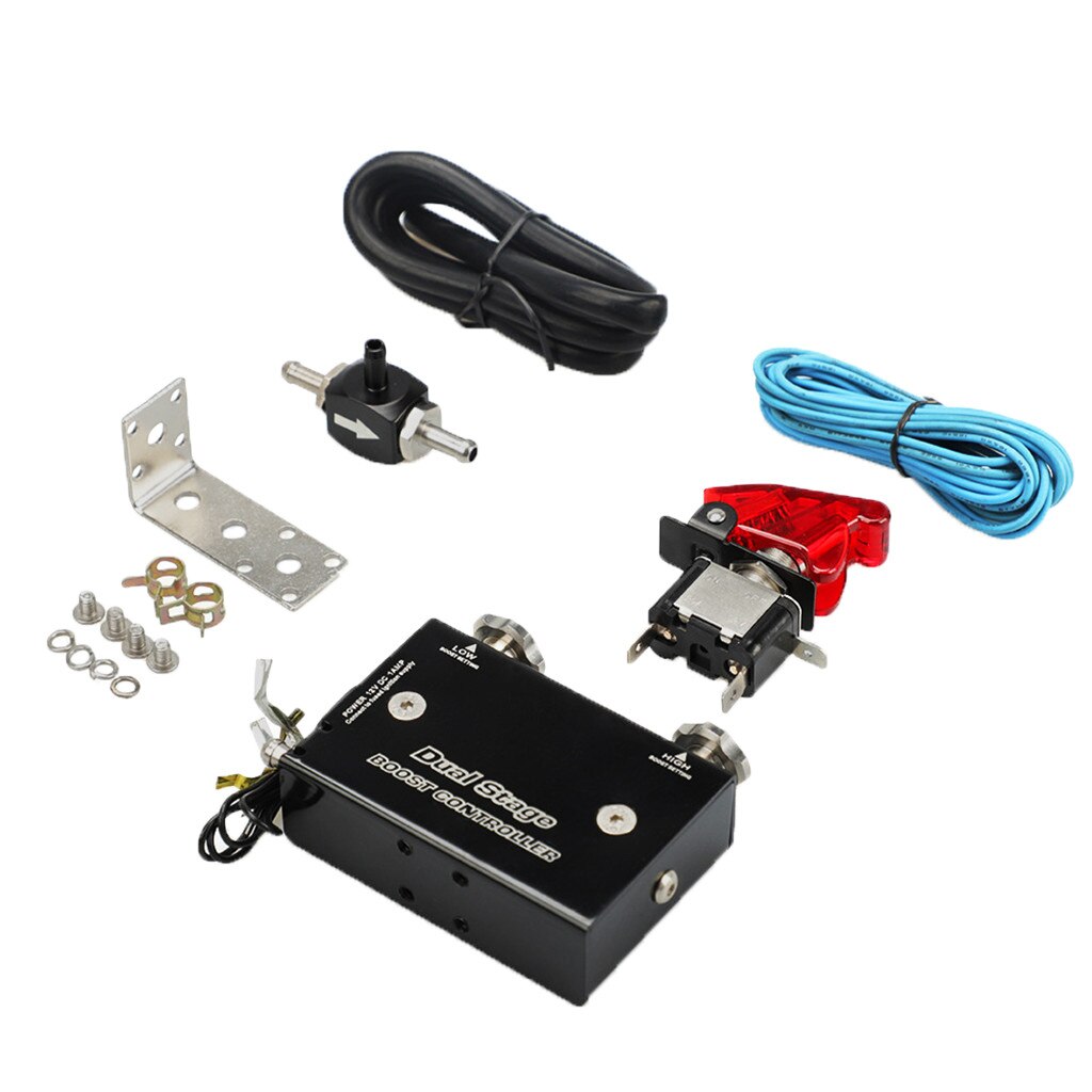 Car modification automotive Dual Stage Electronic Turbo Turbocharger PSI Boost Controller Kit With Switch