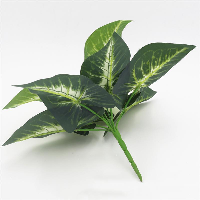 1PCS Artificial Plant Realistic Faux Green Plant Artificial Greenery Home Decor Table Decors