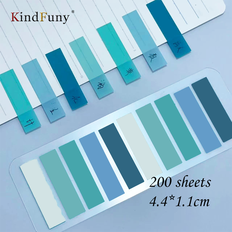 KindFuny 200pcs Stationery Sticky Note Index Tabs Arrow Flags Sticky Note for Page Marker Planner Stickers Post It Book: pink