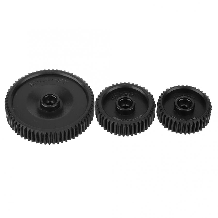 3PCS ABS Duurzaam Follow Focus Scherpstellen Gear Kit 65T 43T 38T 0.8mm voor fotga DP3000 Follow Focus Gear