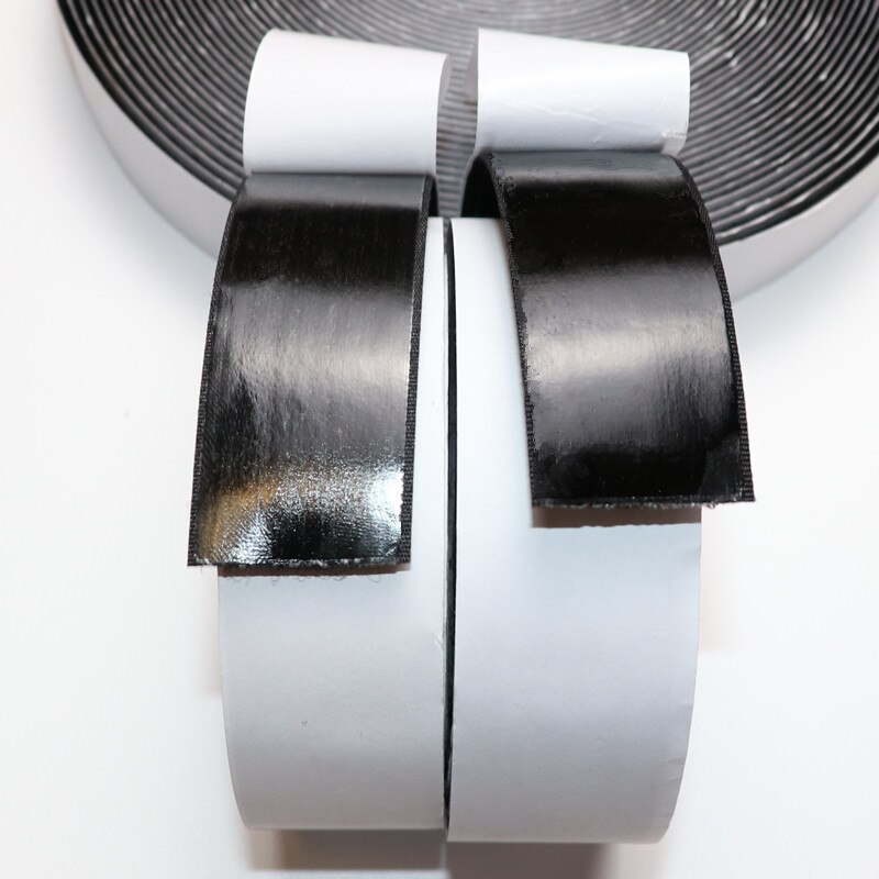 25Mm * 1M/Paar Zwart/Wit Klittenband Zelfklevende Sluiting Sterke Tape Thuis Decotation