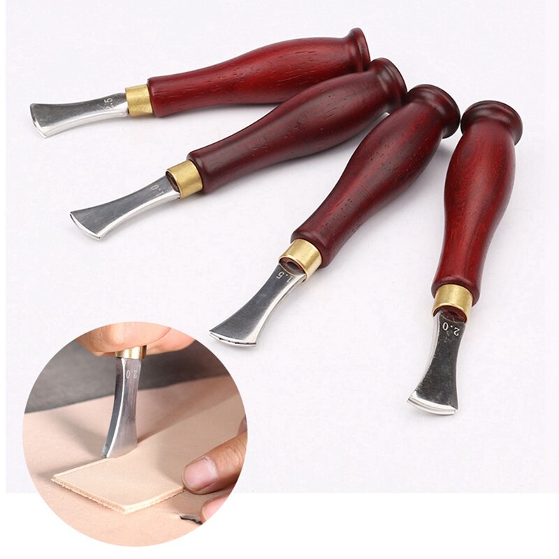 Lederen Boog Rand Sector Ondiepe Groef Randen Koud En Warm Druk Lijn Punch Inbedding Draad Leathercraft Toolsn