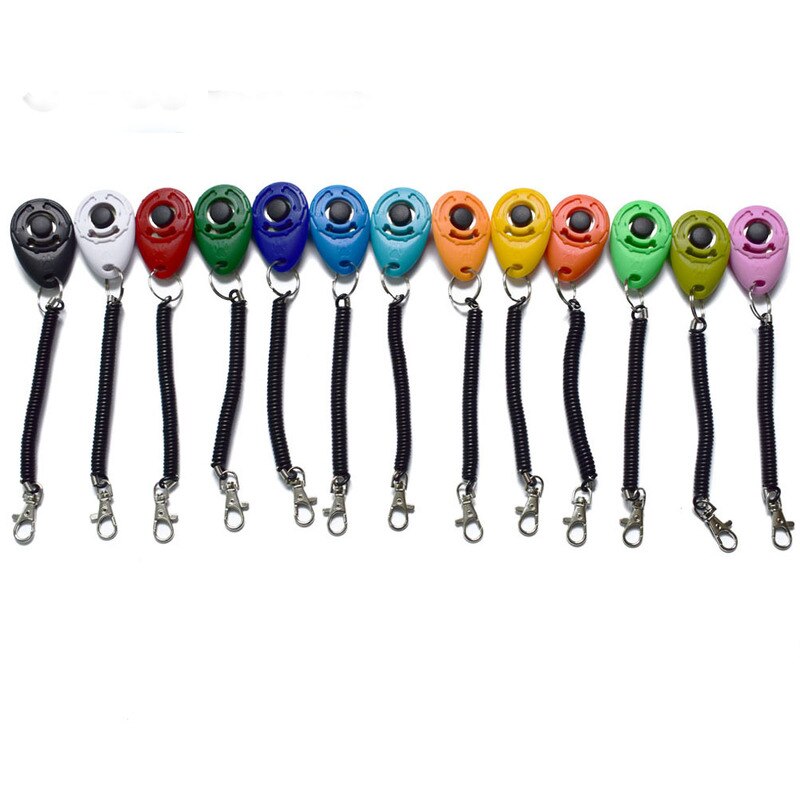 Cão de estimação tranining clicker cão de estimação tranining fornecimento novo cão de estimação clicker treinamento ajuda cinta pulso inteligente cão treinamento acessório