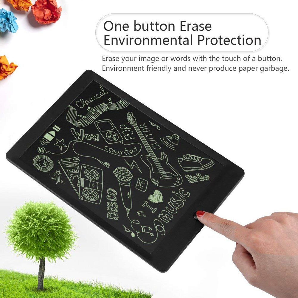 Tableta de escritura LCD de 10 pulgadas, tableta gráfica Digital, tableta de dibujo electrónico a mano, tablero de dibujo, Bloc de notas, tablero de pintura con bolígrafo para niños, 8,5