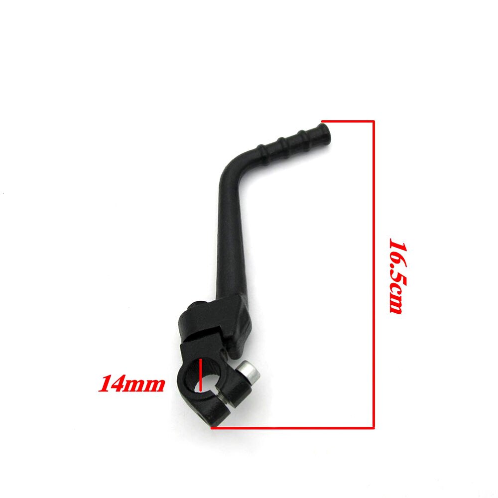 Levier Kickstart Acier Inoxydable KIMISS - Pour Dirt Pit Bike CRF50 XR50 SSR 70-125cc - Trou 13mm