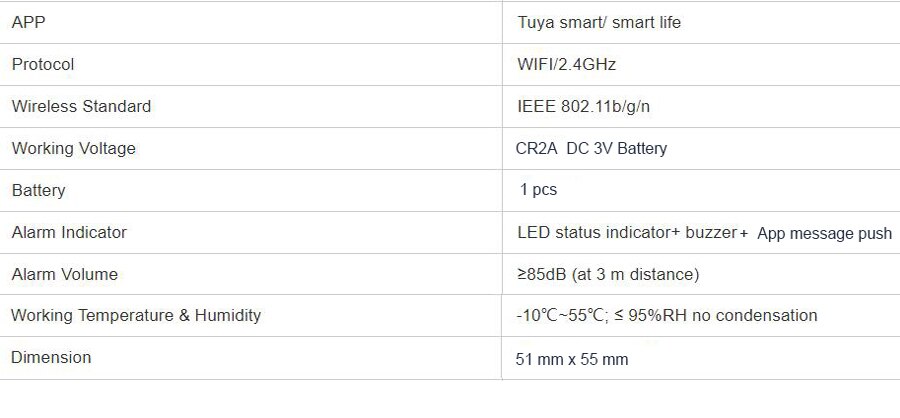 Tuya High Sensitivity Smoke Alarm Fire Protection Wifi Smoke Detector Smoke Combination Fire Alarm Home Security System Fire
