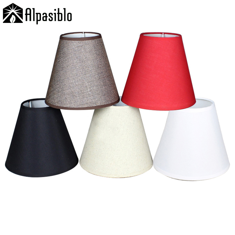 E27 e14 handgjorda linne lampskärm för vägglampa rustik sovrum sängkant mini bordslampa country retro lampskärm ljuskrona lock