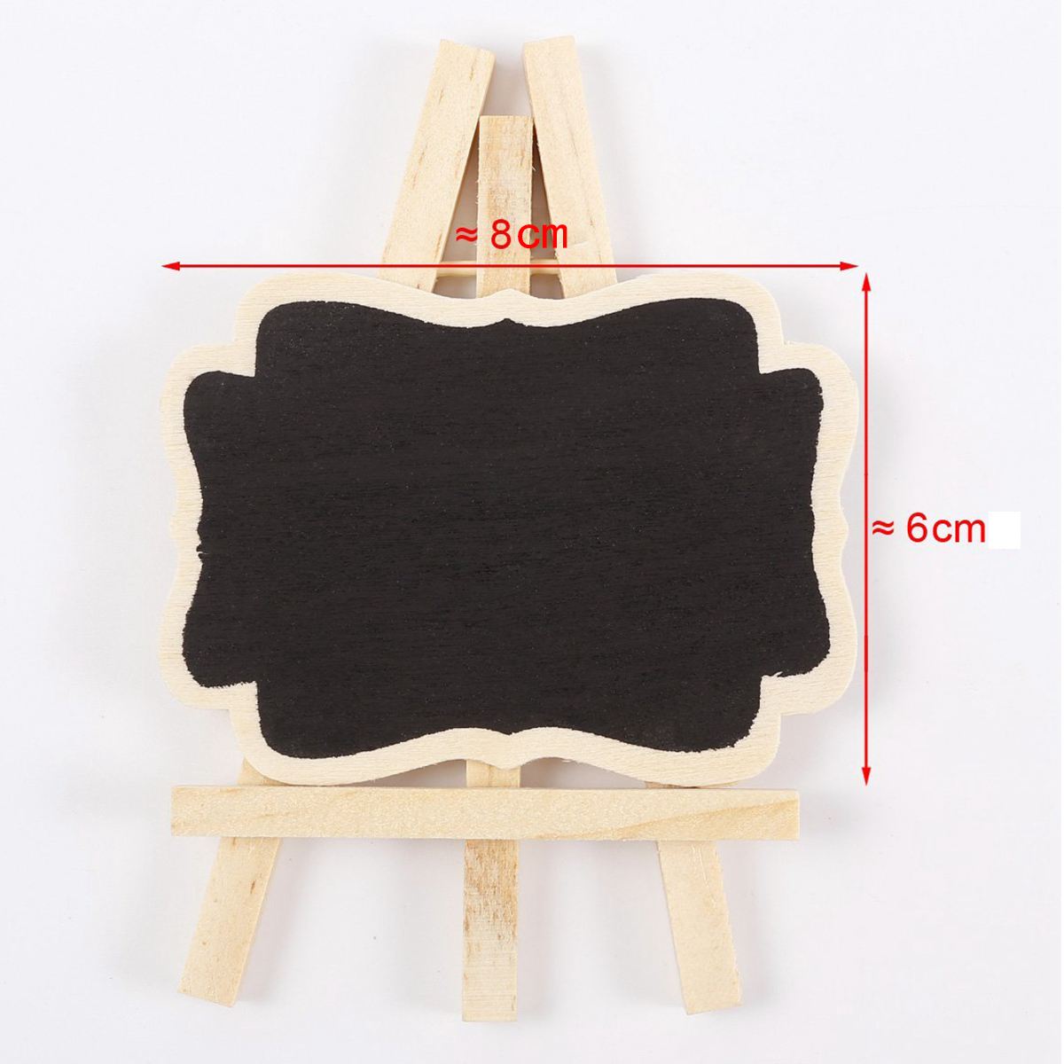 Lot 50 Mini Tableaux Noirs Bois Rectangulaires Avec Pince – Ardoises Message 4x2 Cm Pour Mariage, Décoration, Prix & Memos