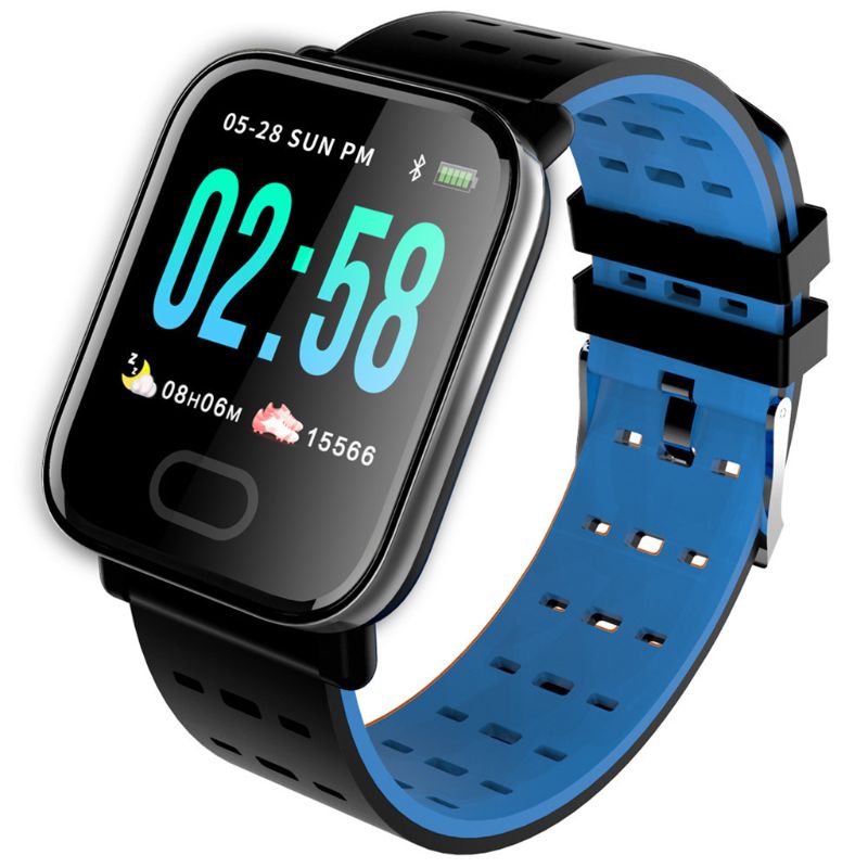 A6 Smart Watch with Heart Rate Monitor Fitness Tracker Blood Pressure Smartwatch
