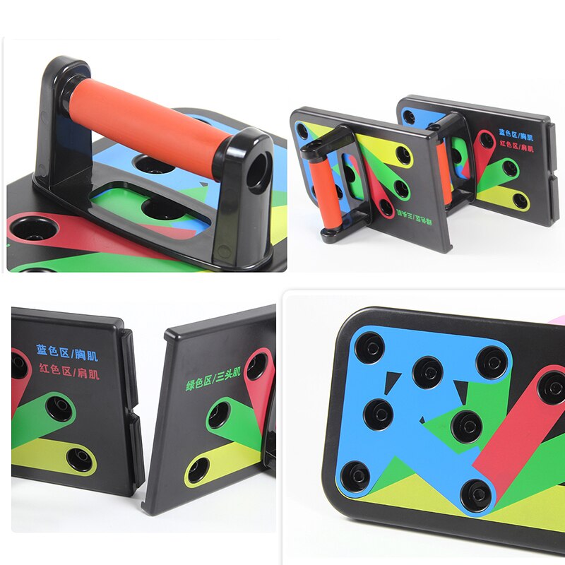 Push Up Rack Boord Abs Training Boord Buikspier Trainer Sport Thuis Fitnessapparatuur Voor Body Building Push-Ups stands