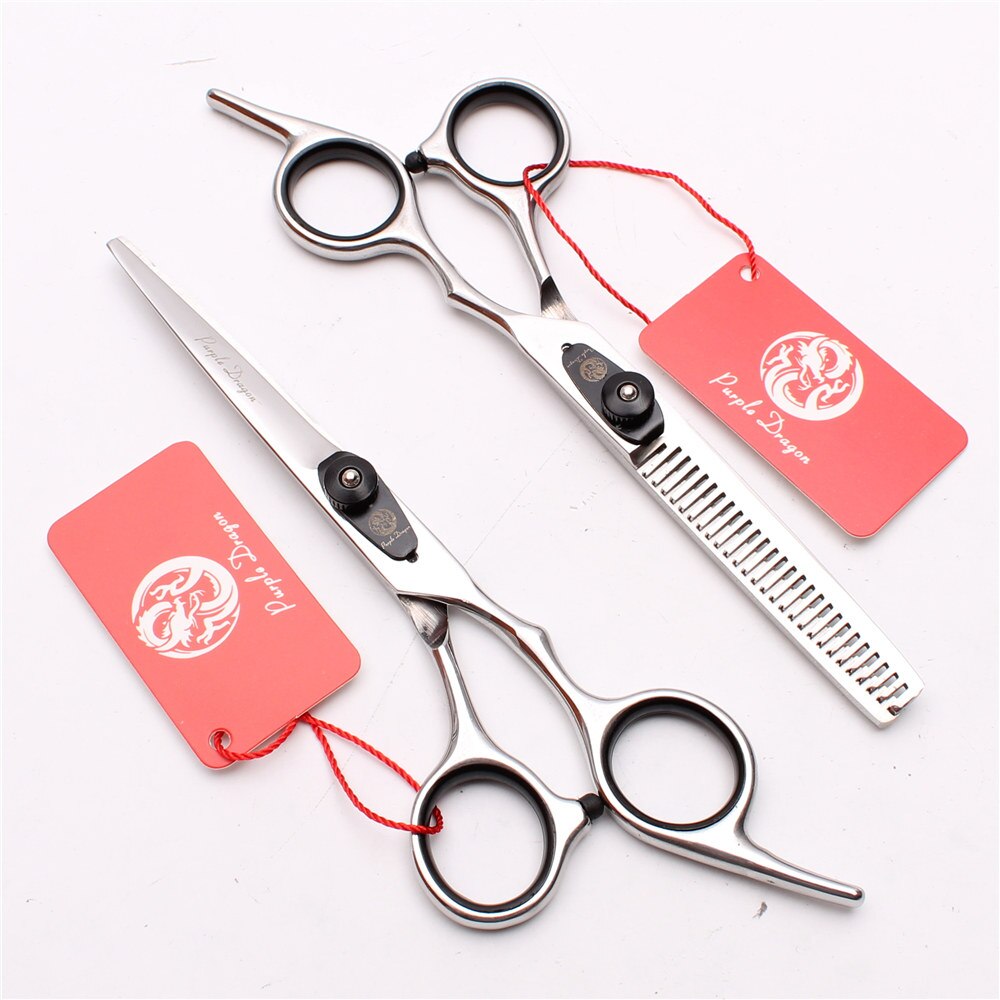 Z1003-Tijeras de corte para peluquería, kit de herramientas de cabello humano, 6,0 pulgadas, 17,5 cm, color negro japonés: Z1003 Hei D 6N