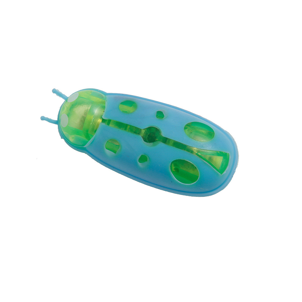 Engraçado minhocas elétricas brinquedos para gatos escape automático mini robô bug vibração inseto brinquedos para gatos bateria operado barata joaninha: Prateado