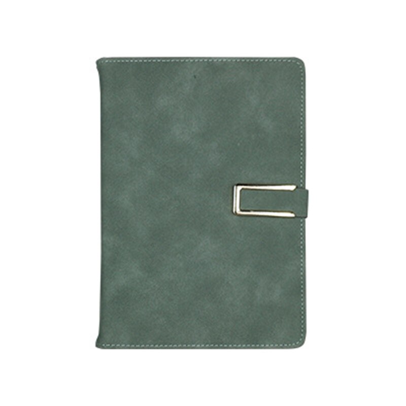A5 Buckle Notebook Business Suede Faux Leather Notepad Office Leather XXUC