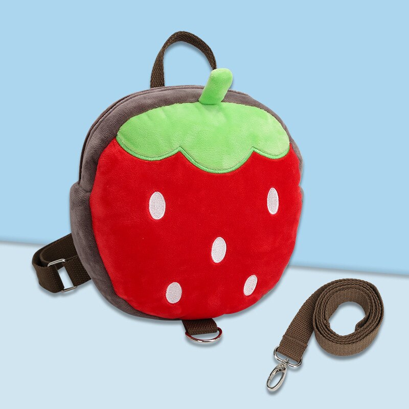 Bébé sécurité harnais sac à dos enfant en bas âge Anti-perdu sac mignon fruits cartable pour enfants enfant en bas âge Anti perdu lien de poignet