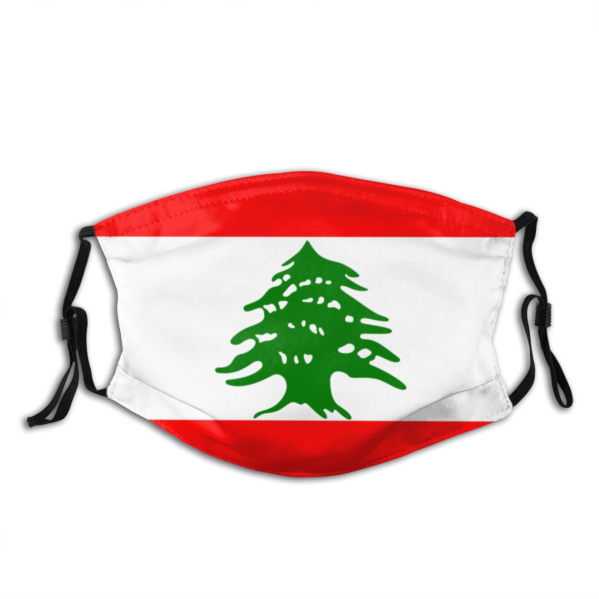 Liban drapeau visage Msak avec filtre: Default Title