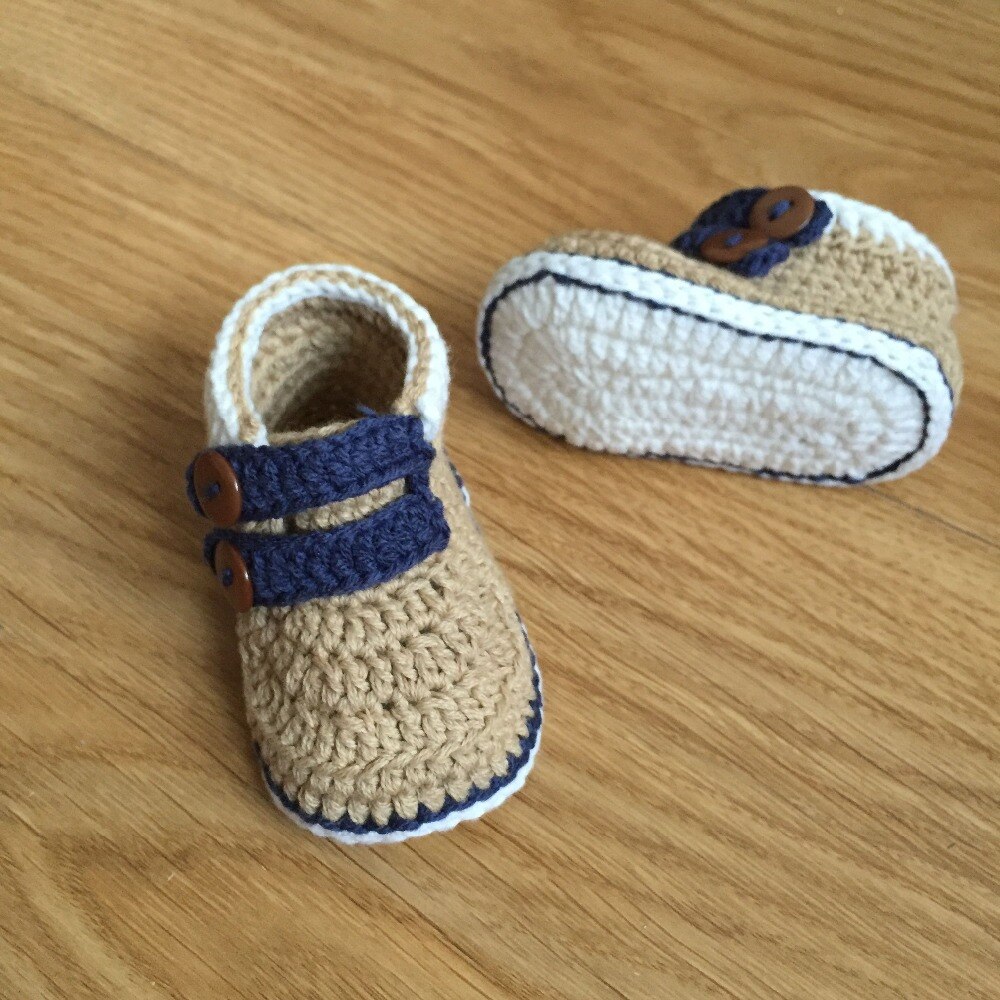 QYFLYXUE-Sandalias de ganchillo para bebé, zapatos con botones únicos, tamaño 8cm,9cm,10cm,11cm,