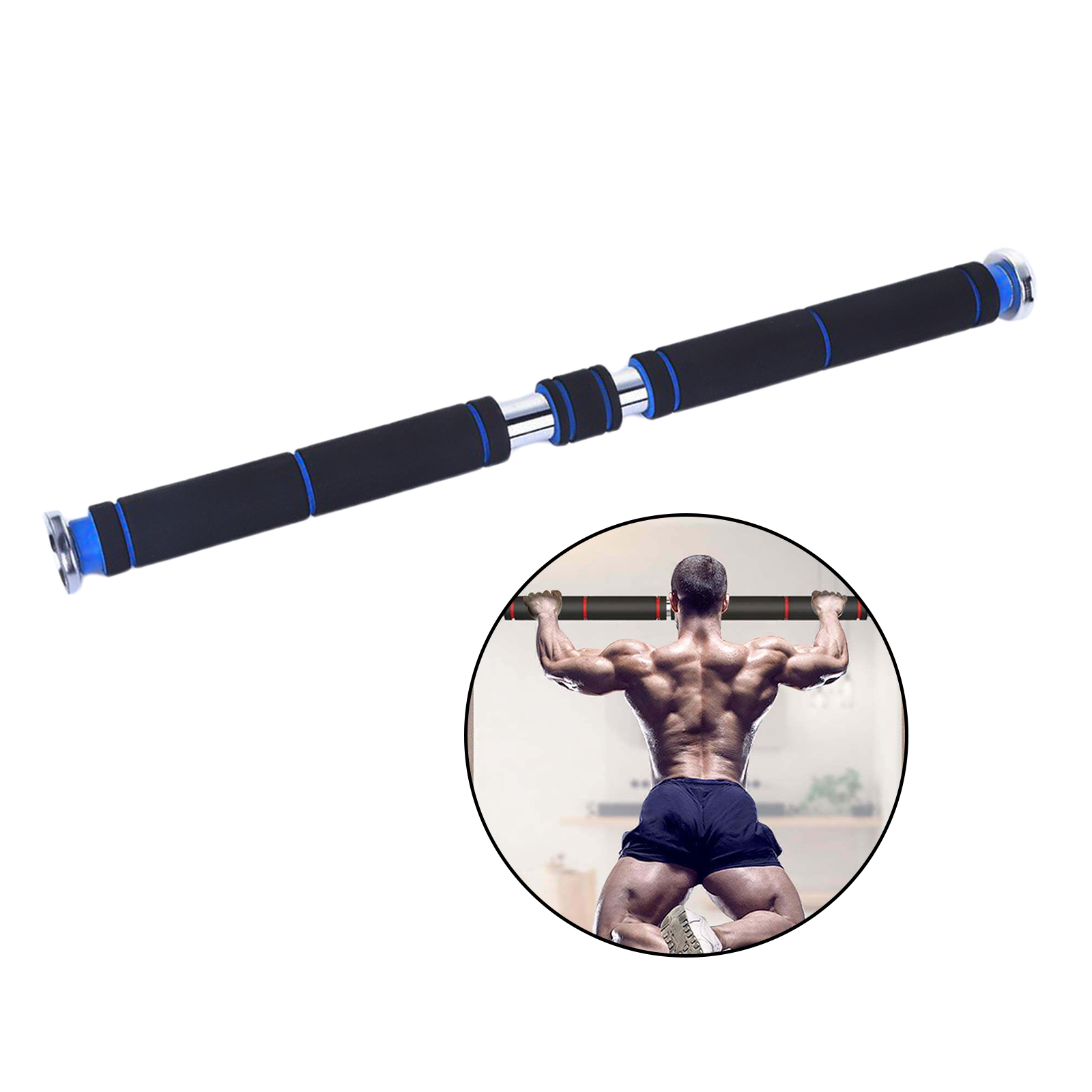 Pull Up Bar Deur Oefening Workout Bar 60-100Cm Verstelbare Chin Up Bar Workout
