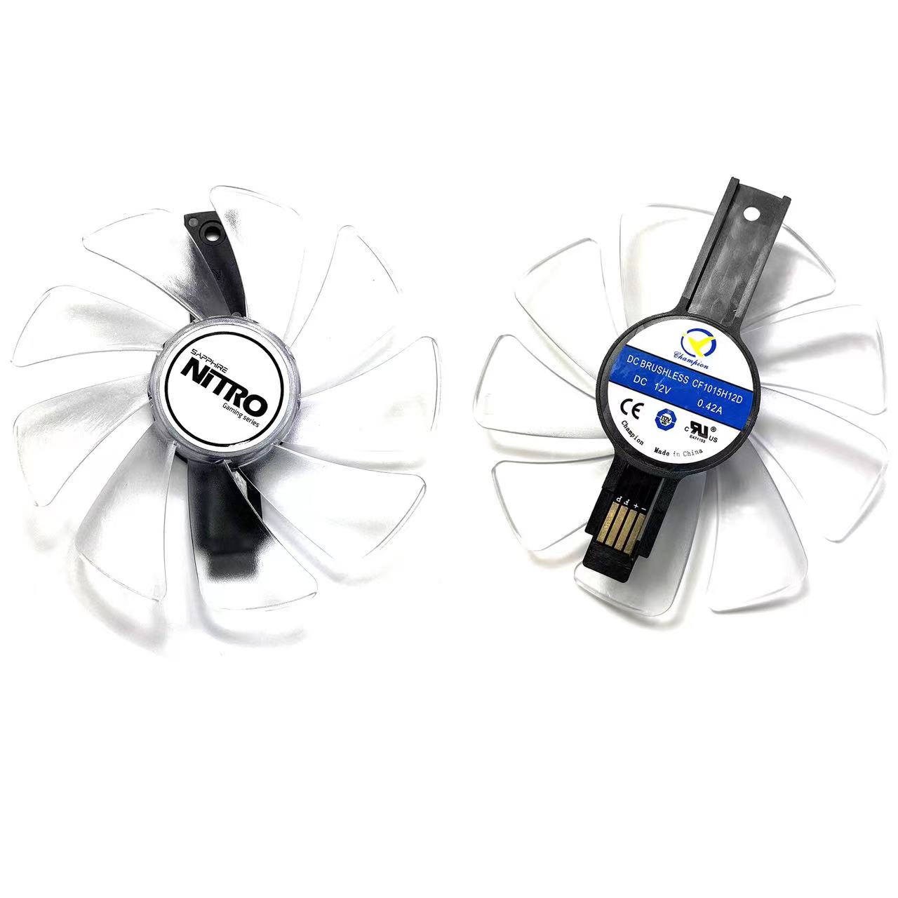 95MM CF1015H12D GPU Fan for Sapphire Nitro RX590 RX580 8G Overclocking RX480 8G RX570 4G RX 470 4G GDDR5 Graphics Fan