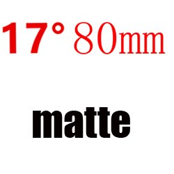 DEDA-tige de vélo de route en carbone, EDA, tige de vélo, diamètre de 31.8x70/80/90/100/110/120/130mm, mat à 6 à 17 degrés: 17 degree 80mm