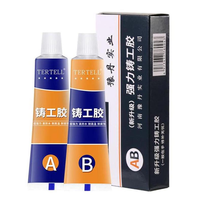 100g Industrial Repair Paste Glue Metal A&amp;b Adhesive Glue Weld Heat Tool Cold Paste Agent Gel Resistance Repair Casting Y1v4: Default Title