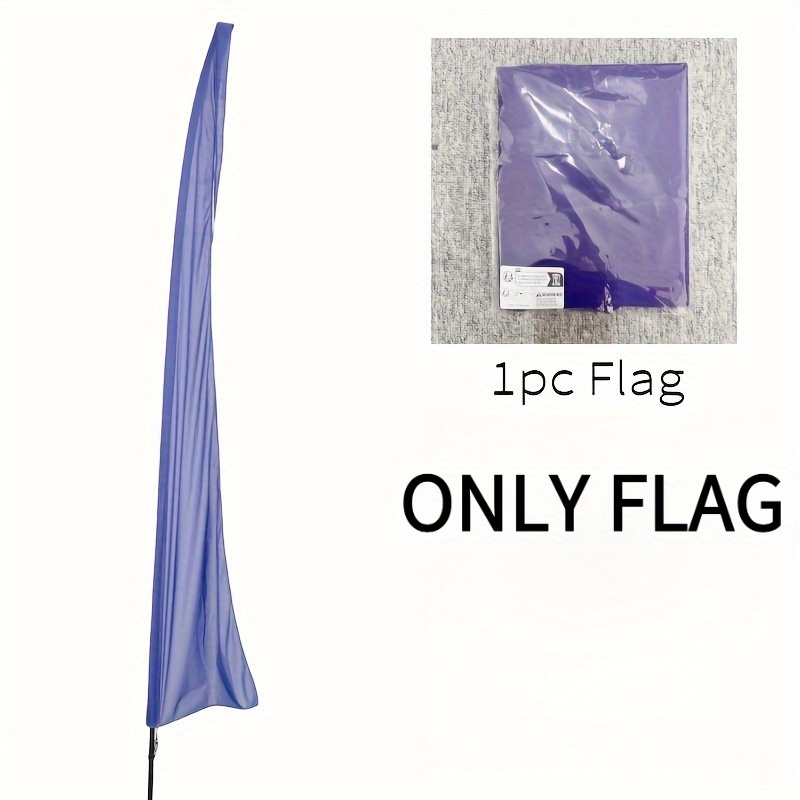 1pc Balinese Tropical Wedding Flag - Large 114x26inch Decoration, No Flagpole, Single-Sided - Events, Poolside, Garden, Parties: Deep Sapphire