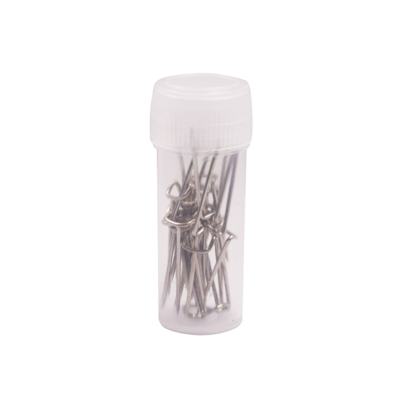 100/20 piezas alfileres de acero inoxidable, alfiler en U plateado para exhibición de joyería, apliques de colcha, alfileres de costura, aguja de coser, accesorios de costura