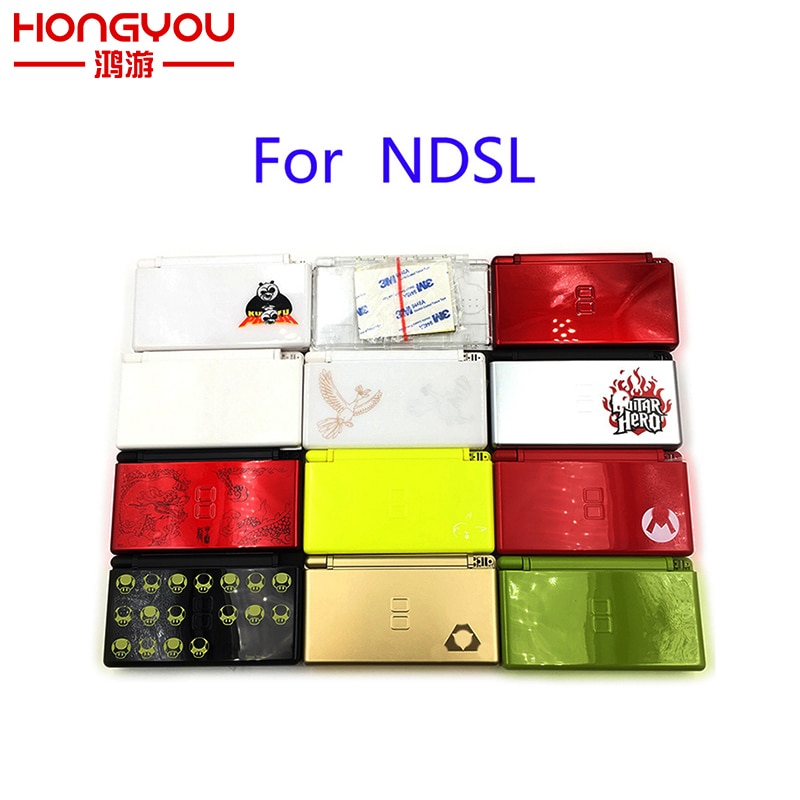 For NDSL Housing Case with Full Buttons Limited Edition for Nintendo DS Lite Housing Shell Cover Case Replacement