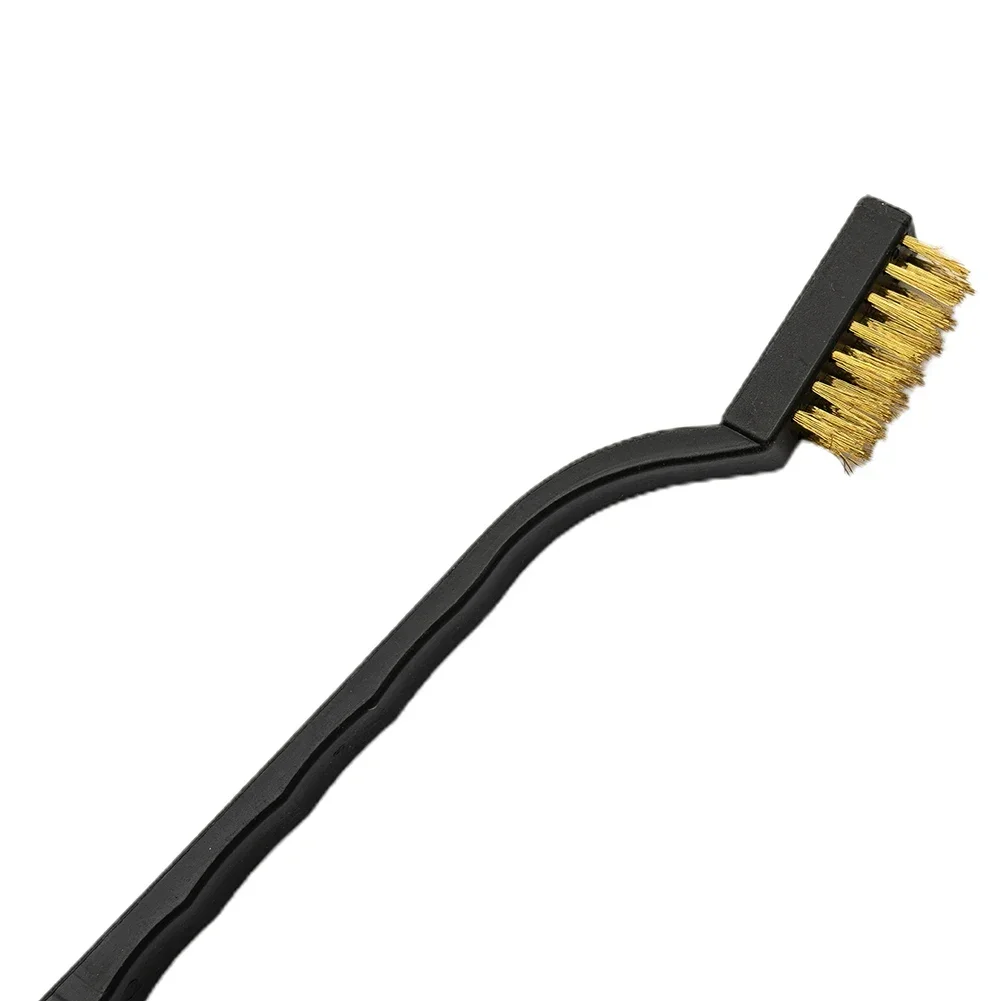 6 stks/set Reinigingsborstel Industriële Tandenborstel Mini Koperen Staaldraadborstel Roestvrij Staaldraadborstel Vuil Hard Reinigingsgereedschap