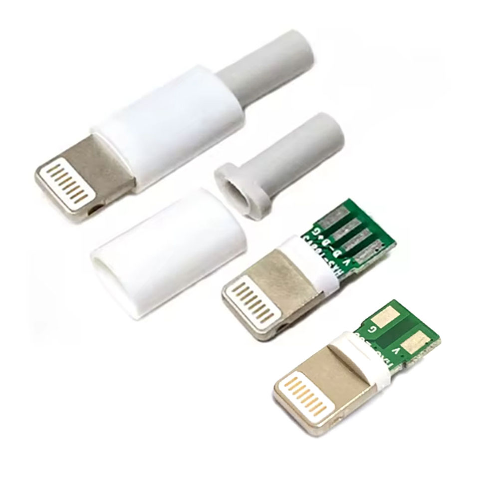 1einstellen Blitz Dock USB Stecker Mit Chip Bord Männlichen Stecker Schweißen Daten OTG Linie Schnittstelle DIY Daten Kabel für IPhone