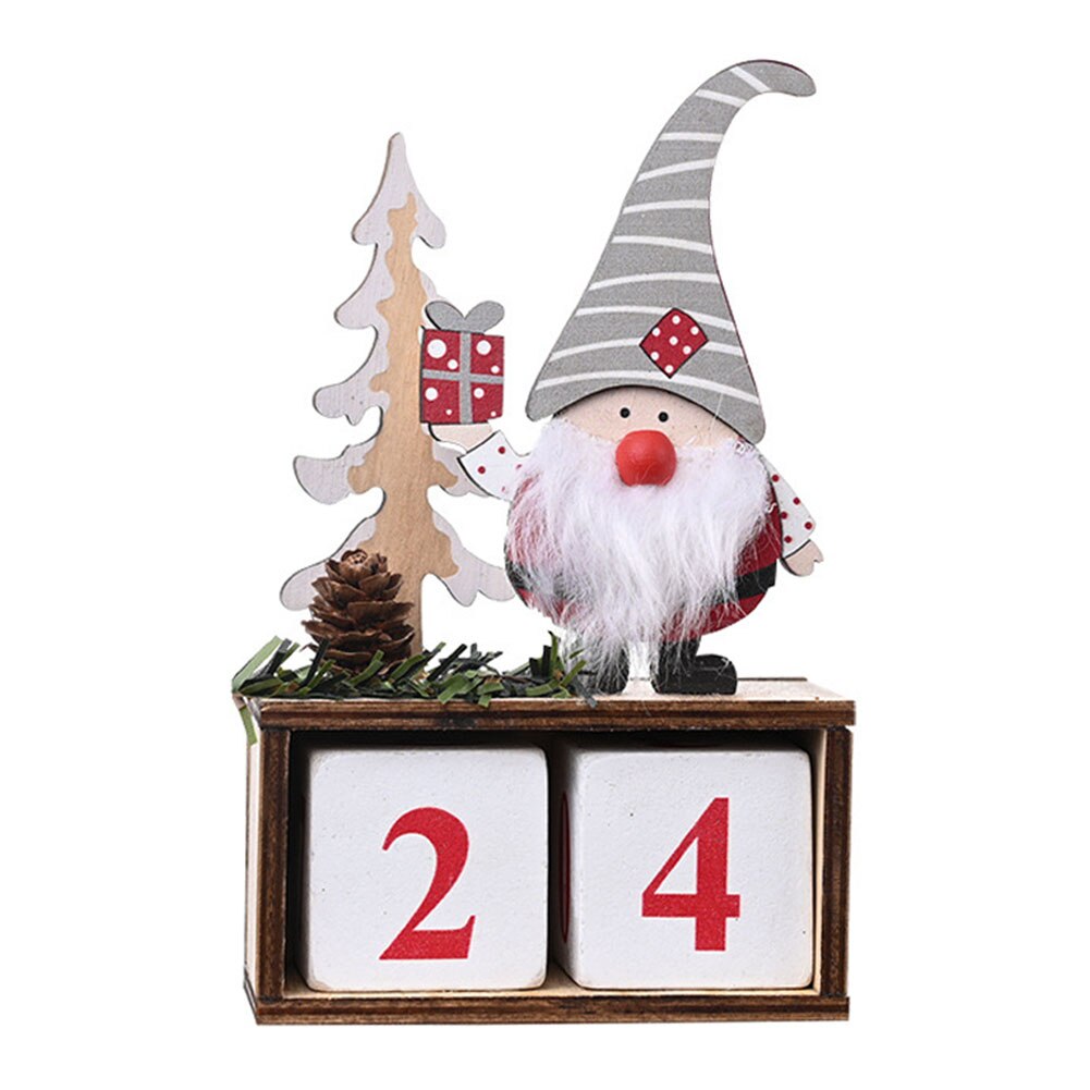 Joulukalenteri kangas adventtilaskenta santa claus kalenteri christmas decor
