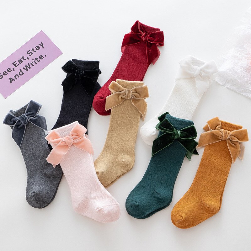 Balleenshiny Dikker Baby Kniekousen Baby Meisjes Jongens Zuigelingen Peuters Zachte Katoenen Baby Vloer Sokken Kinderen Lange Sokken