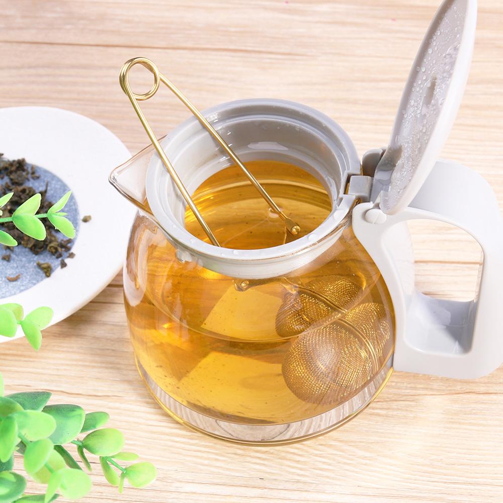 Bolvormige theezeef theebol thee-ei roestvrijstalen handvat koffie kruidenfilter diffuser thee-ei