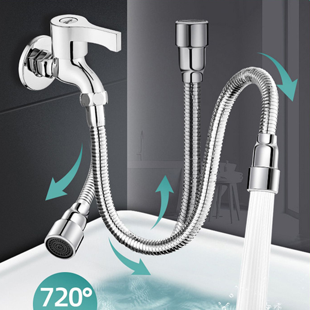 12-50cm Universal Wasserhahn Extender Edelstahl 360 ° Drehung Küchen spüle Anti-Spritz düse Belüfter Verlängerung schlauch Modi