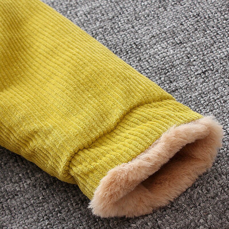 Baby Peuter Pluche Corduroy Jas Herfst Voor Jongens Meisjes Winter Lange Mouwen Button Down Uitloper Winter Warm Cardigan1-4Years