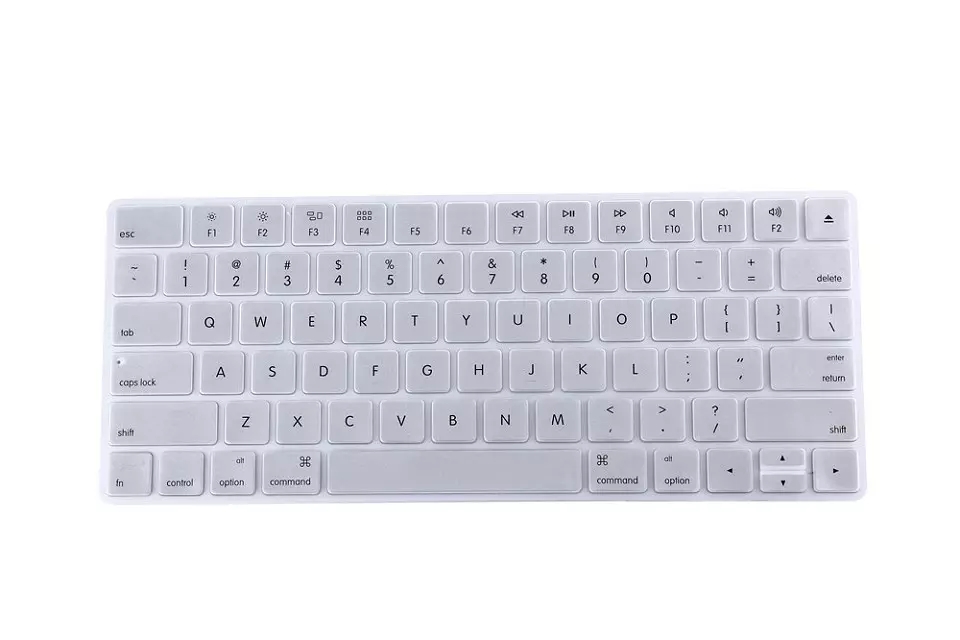 Silicone Desktop PC Magic Keyboard Cover Skin for APPLE Magic Keyboard 2 Wireless Rechargeable US version Latest Model): Gold