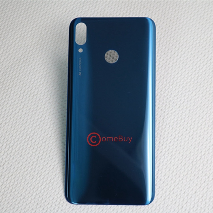 Boîtier de batterie de remplacement, coque arrière, pour Huawei Y9 JKM LX1 LX2 LX3: Bleu