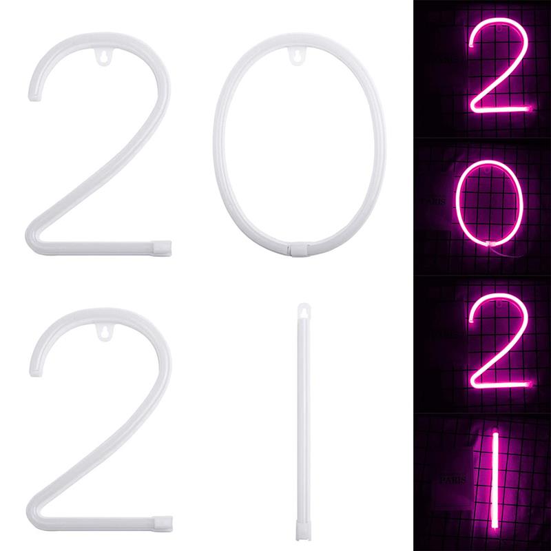 LED Neon Light Set Window Decoration Neon Light Annual Meeting Party Neon Light Year Party Neon Light: 01