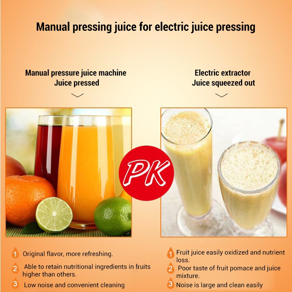 Metal Manual Juicer Alloy Fruit Hand Juicer Heavy Duty Lemon Orange Juicer Manual Fruit Press Juicer Extractor Bar Tool