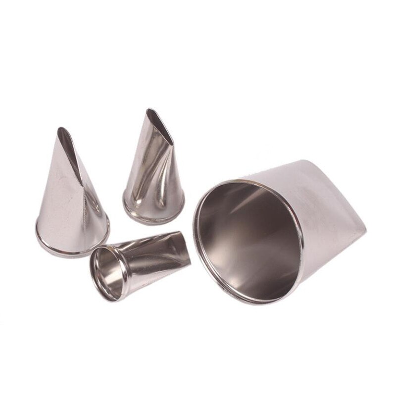 4 Stks/set Petal Rose Flower Cake Nozzles Creatieve Icing Piping Nozzle Gebak Tips Suiker Ambachtelijke Fondant Taart Decoreren Gereedschappen