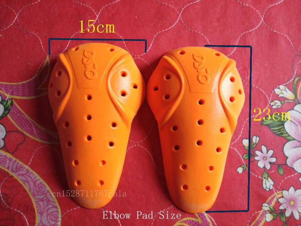 DSO Motorcycle jacket built-in armor Memory slow rebound Removable pad CE certificated Level 2 Marked Breathable Elbow Pad: 2 pcs knee pad