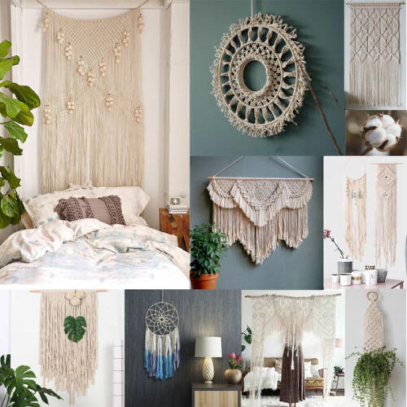 2mm Thick Cotton Cord Rope Thread Yarn Crochet Macrame Cotton Cord Reel 100M