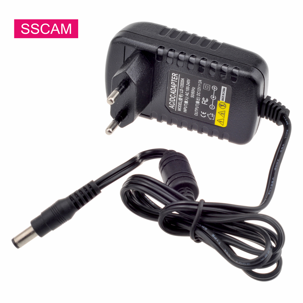 2 Pieces/Lot DC 12V 2A CCTV Camera Power Supply EU US UK AU Plug 2000mA Transformer Charge For AHD Analog IP Cameras Led Light