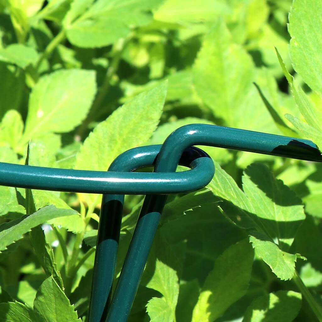 Rose Flowers Vine Garden Supply Garden Support Stake 4Pcs Garden Plant Supports Ring Border Support Plant Support Ring Cage #J