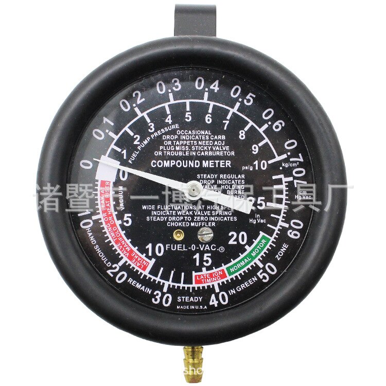 Vacuum Meter Vacuum Testing Meter Vacuumatic Pressure Gauge Automobile Testing Pressure Gauge