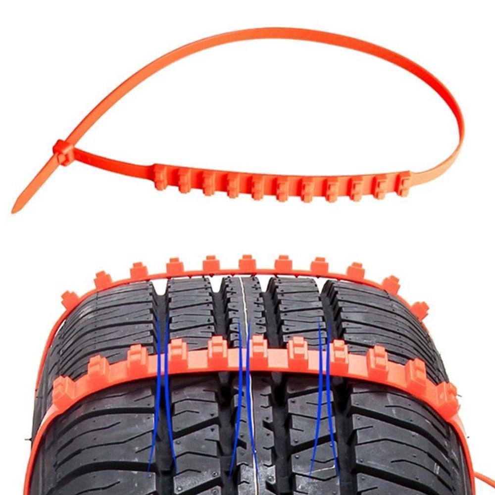 10 Pcs Auto Keten Band Ketting Voor Auto Vrachtwagen Suv Anti-Slip Ketting Banden Emergency Winter Rijden Auto Nood d0S3