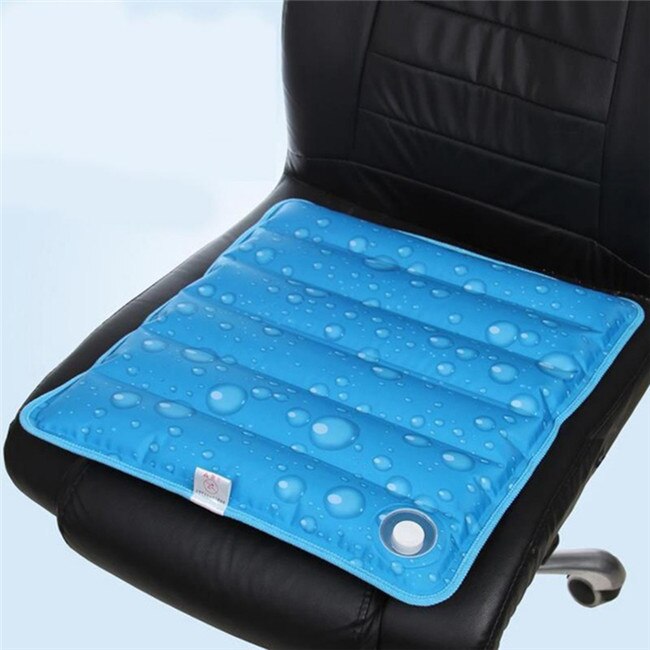 Cojín de enfriamiento de agua helada grueso para verano, cojín para silla de Casa impermeable, fresco, cojín para silla de casa, cojín para asiento con bolsa de agua: 3