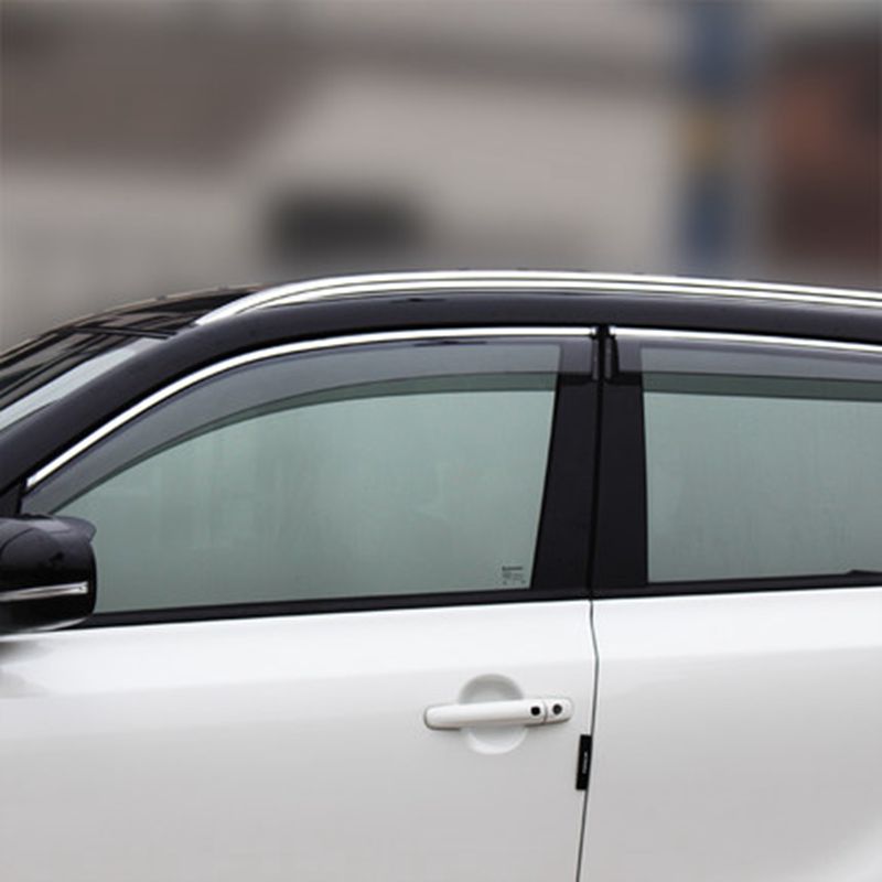 MONTFORD For Suzuki Vitara Escudo ABS Window Visor Vent Shade Rain Sun Guard Deflectors Awnings Shelter Cover