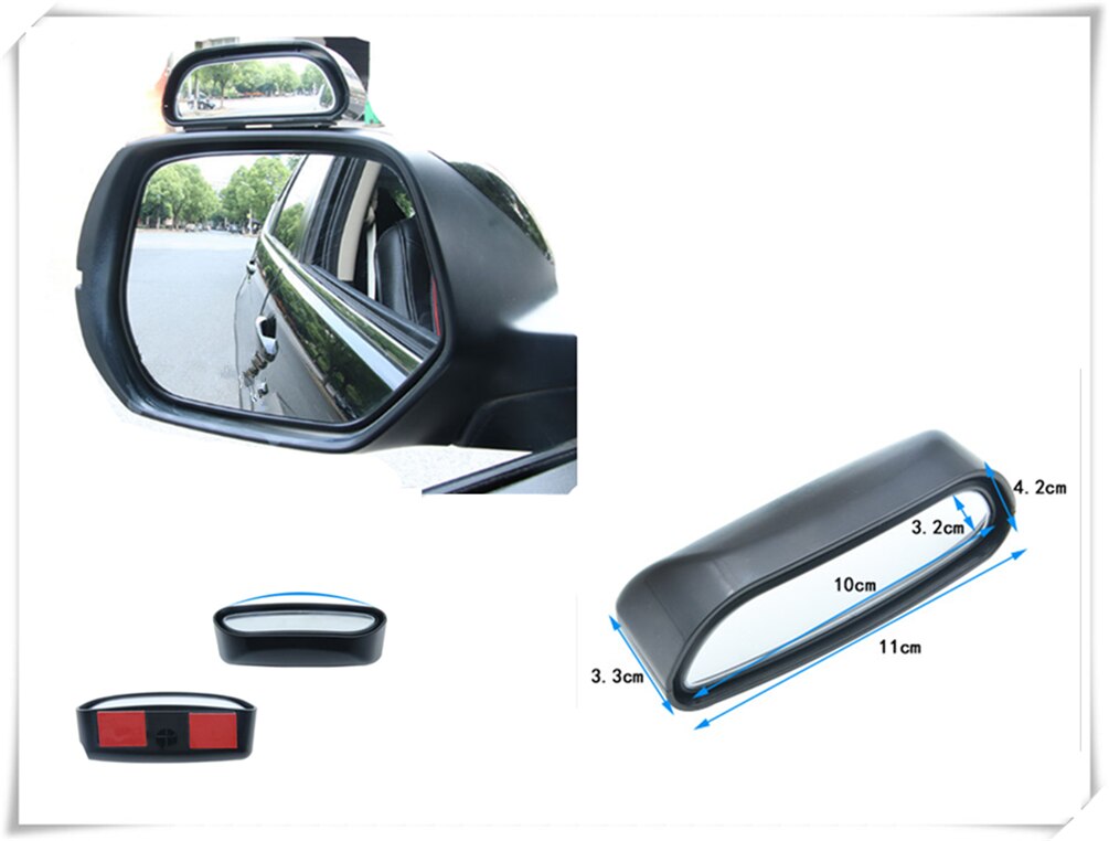 Car shape HD reversing auxiliary rear view blind spot mirror for Toyota 4Runner Sienna Sequoia Prius GR Camry i-TRIL